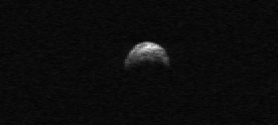 Arecibo image of a potentially hazardous asteroid
