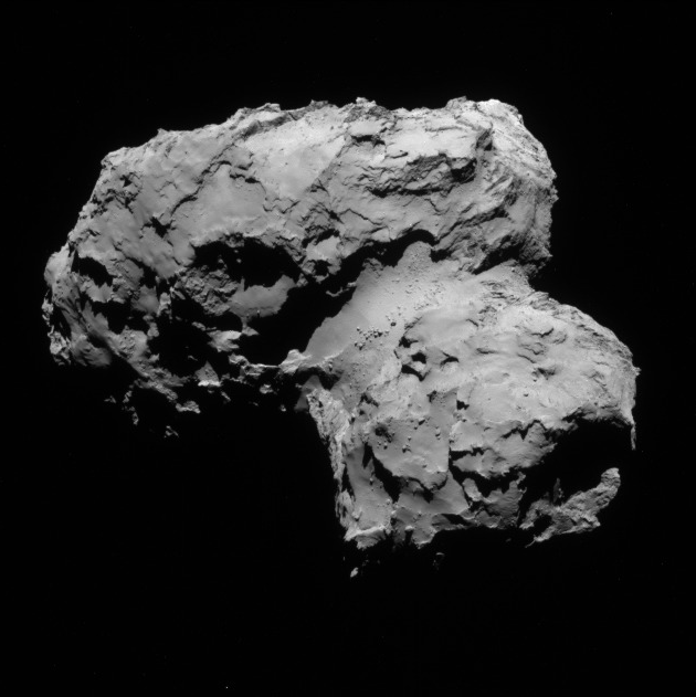 NavCam view of comet 67P, 1st orbit, August… | The Planetary Society