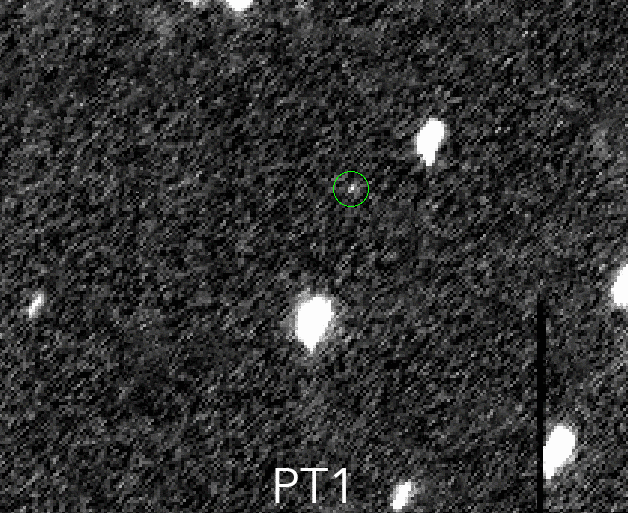 Discovery images of New Horizons' Kuiper Belt target