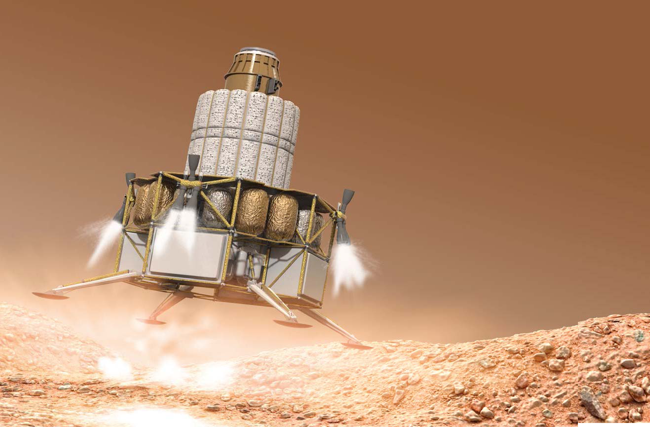 Mars lander concept The Society