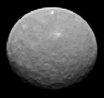 Dawn's view of Ceres on February 4, 2015 (animation)