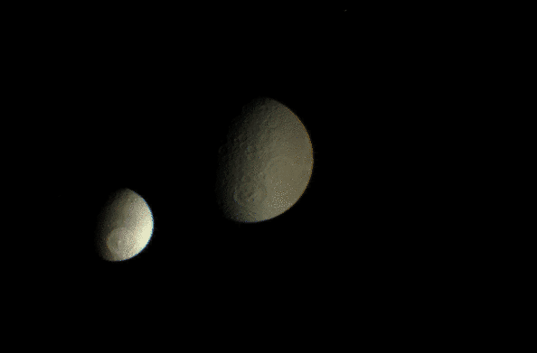 Meeting of Tethys and Rhea