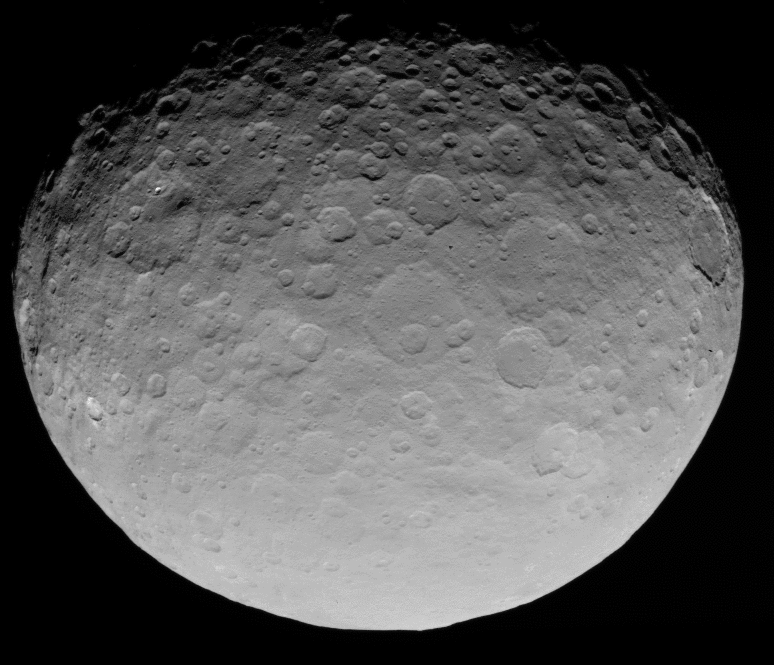 Dawn's Ceres Rotation Characterization 3 (uncorrected)