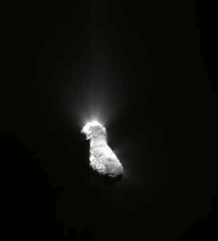 Animation of Deep Impact close-approach images of Hartley 2