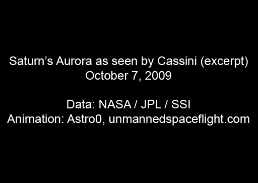 Saturn's rotating aurora (excerpt)