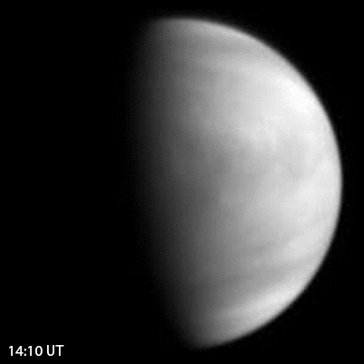 Akatsuki images Venus in the ultraviolet