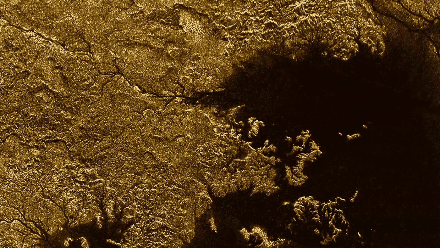 Flooded canyons on Titan
