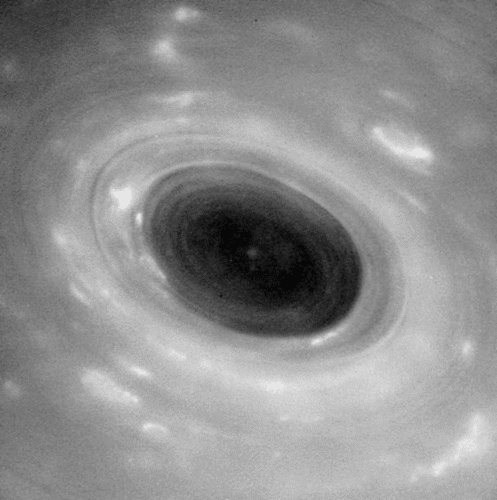 Animation of images from Cassini's first "Grand Finale" Saturn flyby