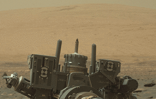 Curiosity's drill feed in motion, sols 1757 and 1780