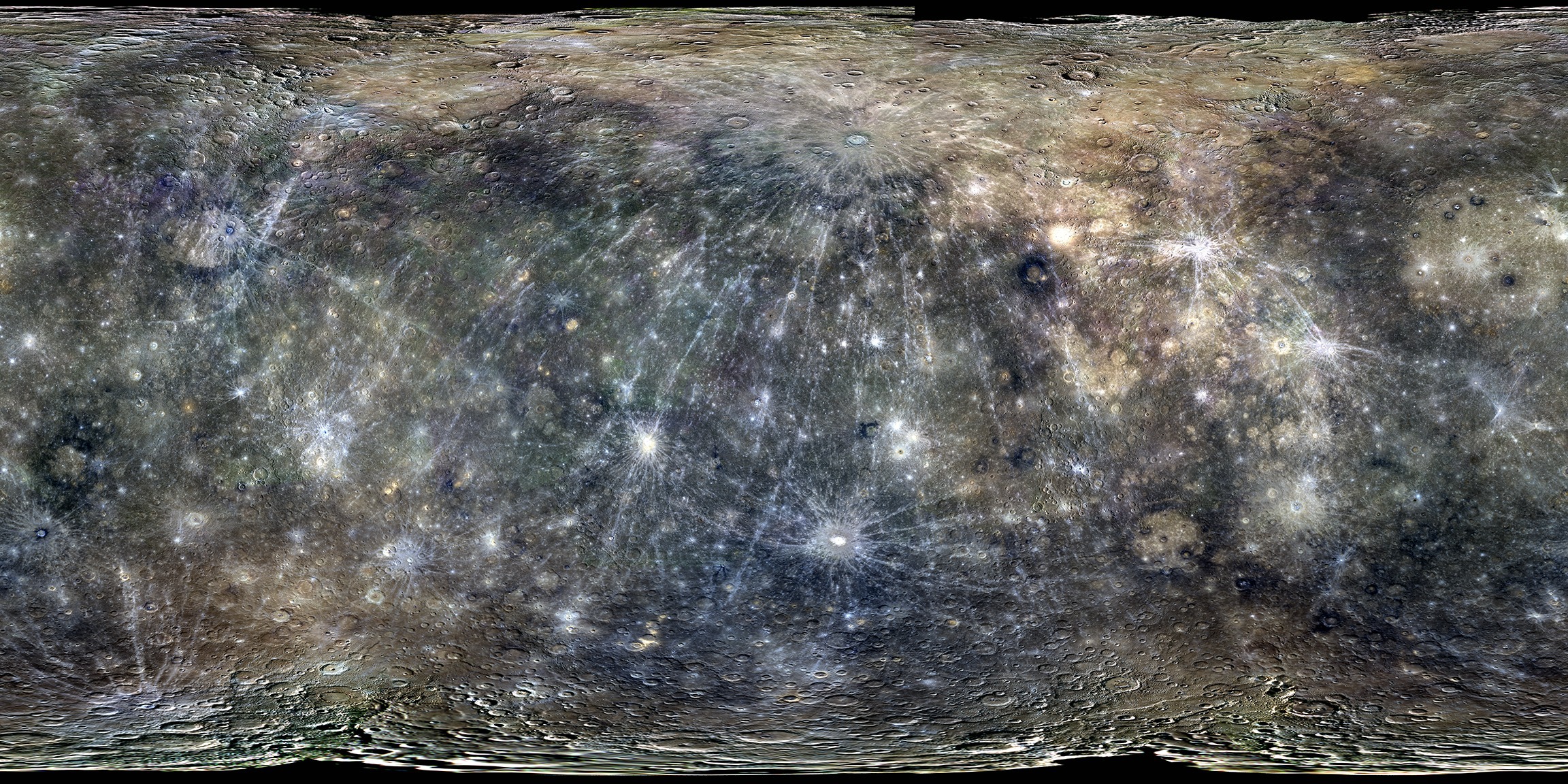 Mercury Surface Map