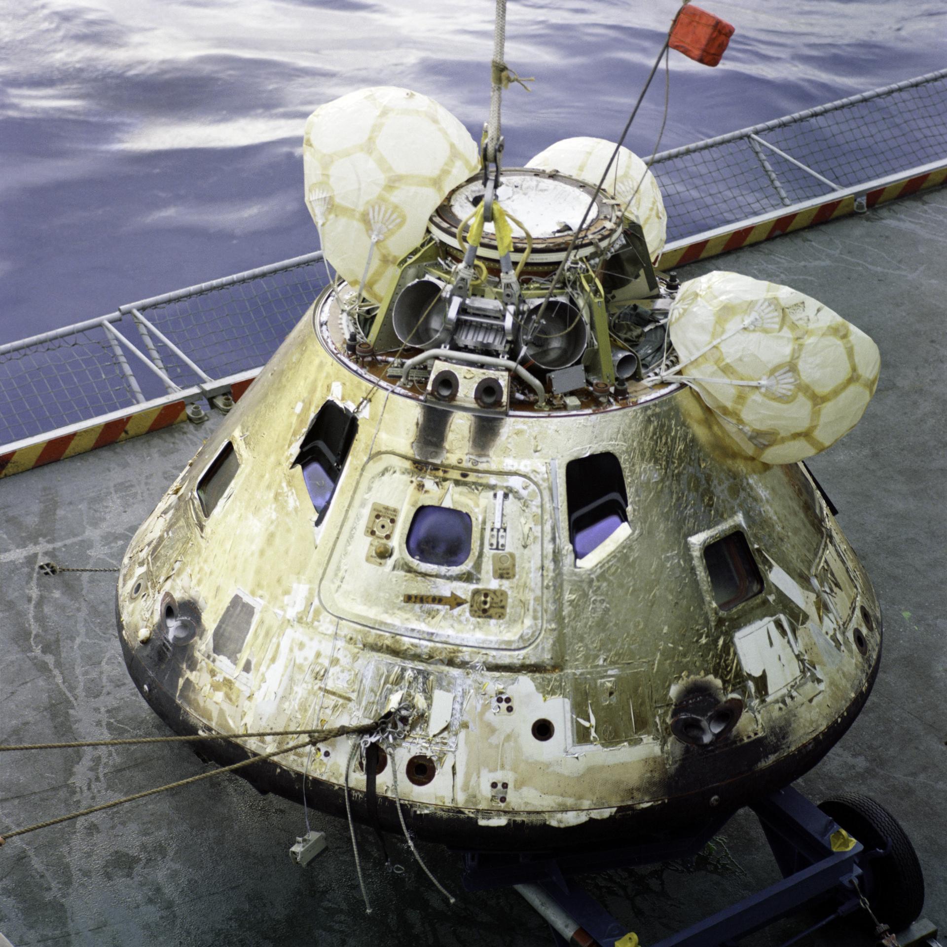 Zeehaven Onrustig Voorouder Apollo 8 Crew and Command Module Recovery | The Planetary Society