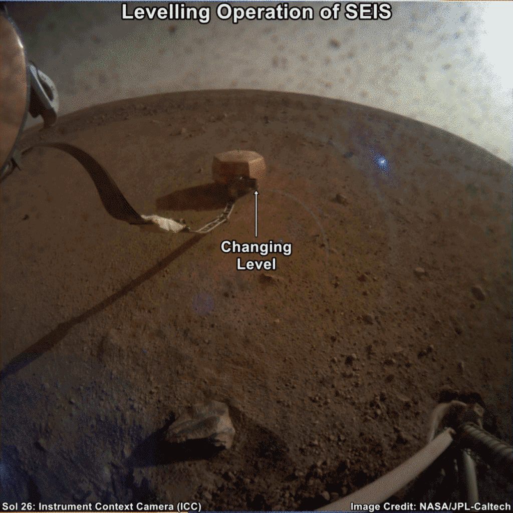 InSight's seismometer levels itself, sol 30