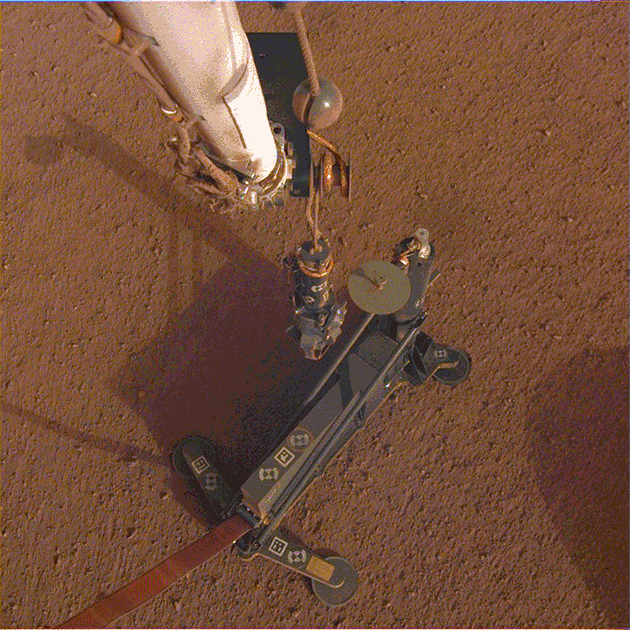 Result's of InSight's first hammering attempt, sol 92