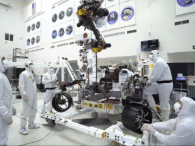 Mars 2020 Rover Does Bicep Curls