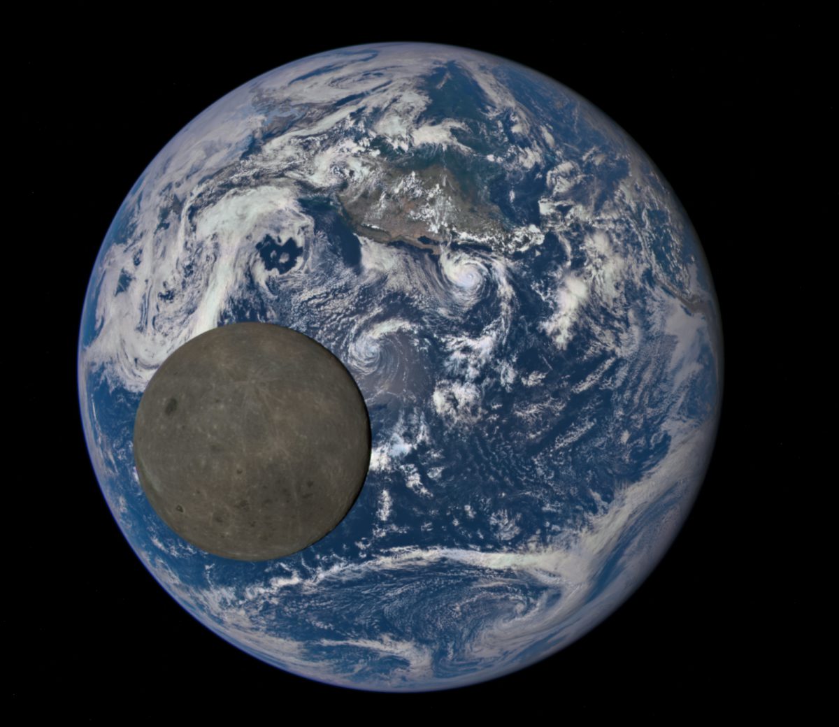 Earth And Moon From Dscovr The Planetary Society