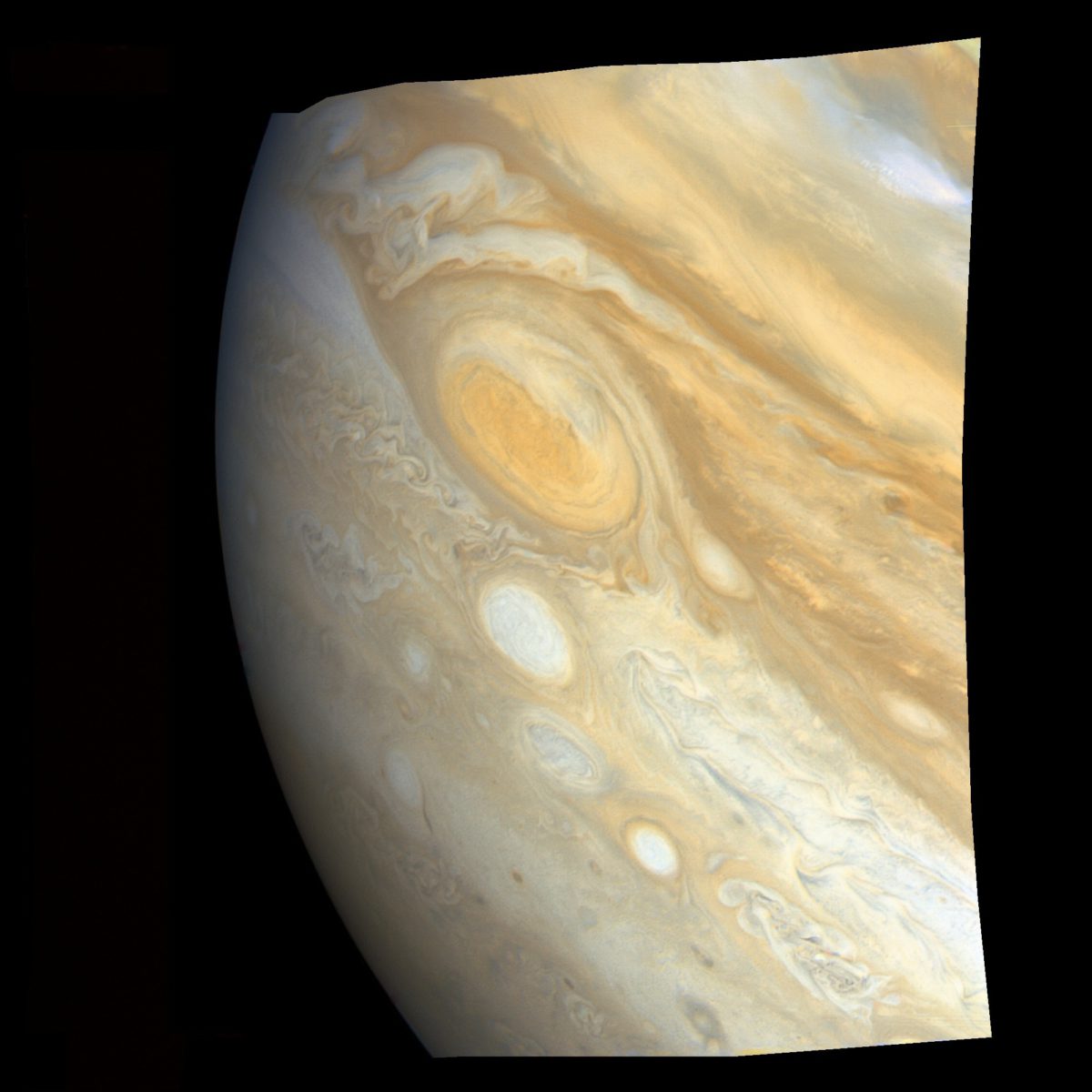 Great Red Spot and white ovals from Voyager 1 The Society