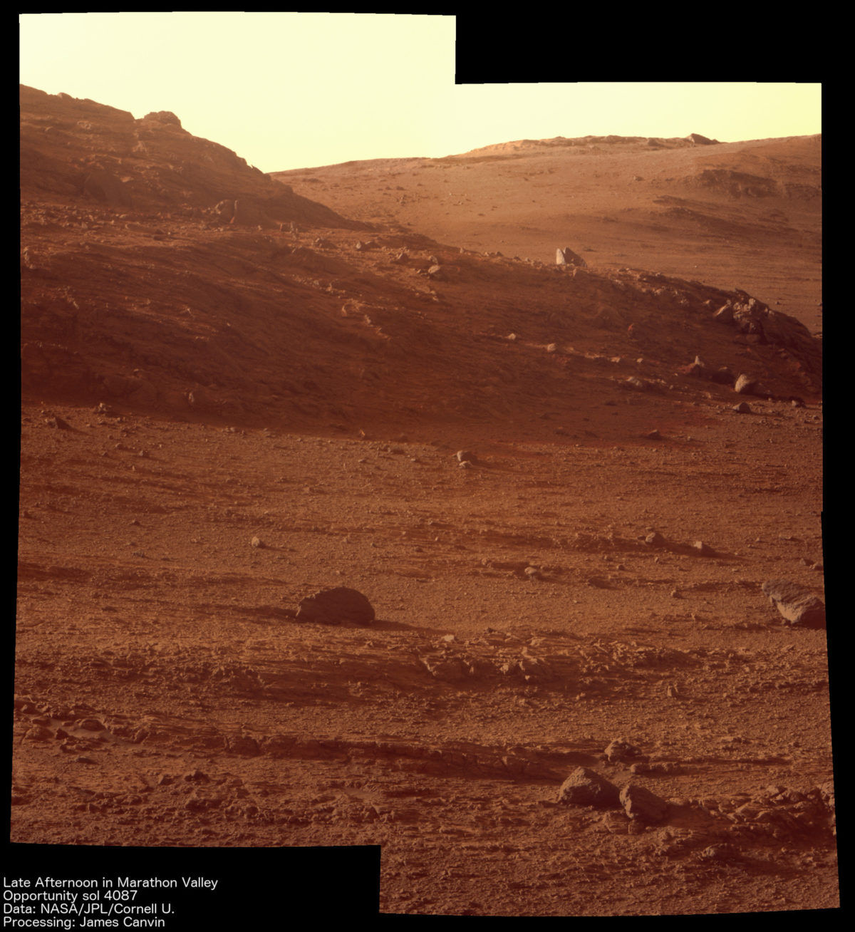 Opportunity Sol 4087: Afternoon in Marathon… | The Planetary Society
