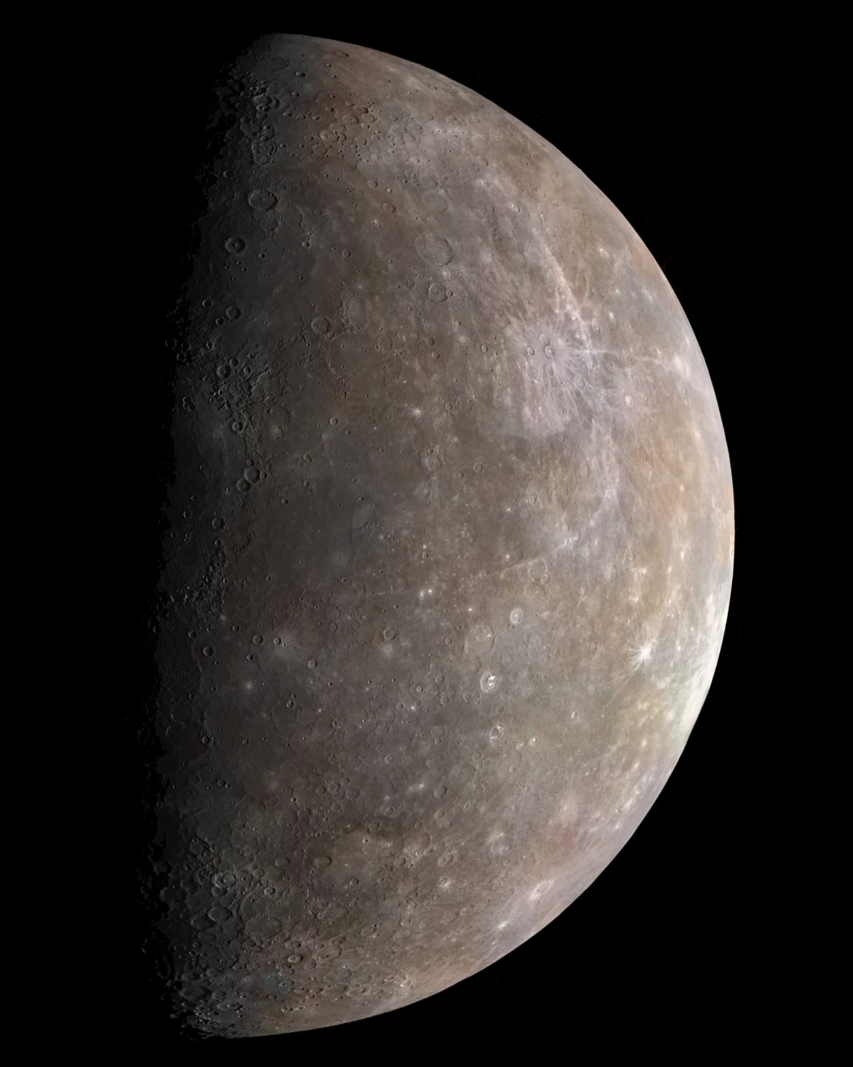 Mercury in color from Mariner 10 Flyby 1… The Society