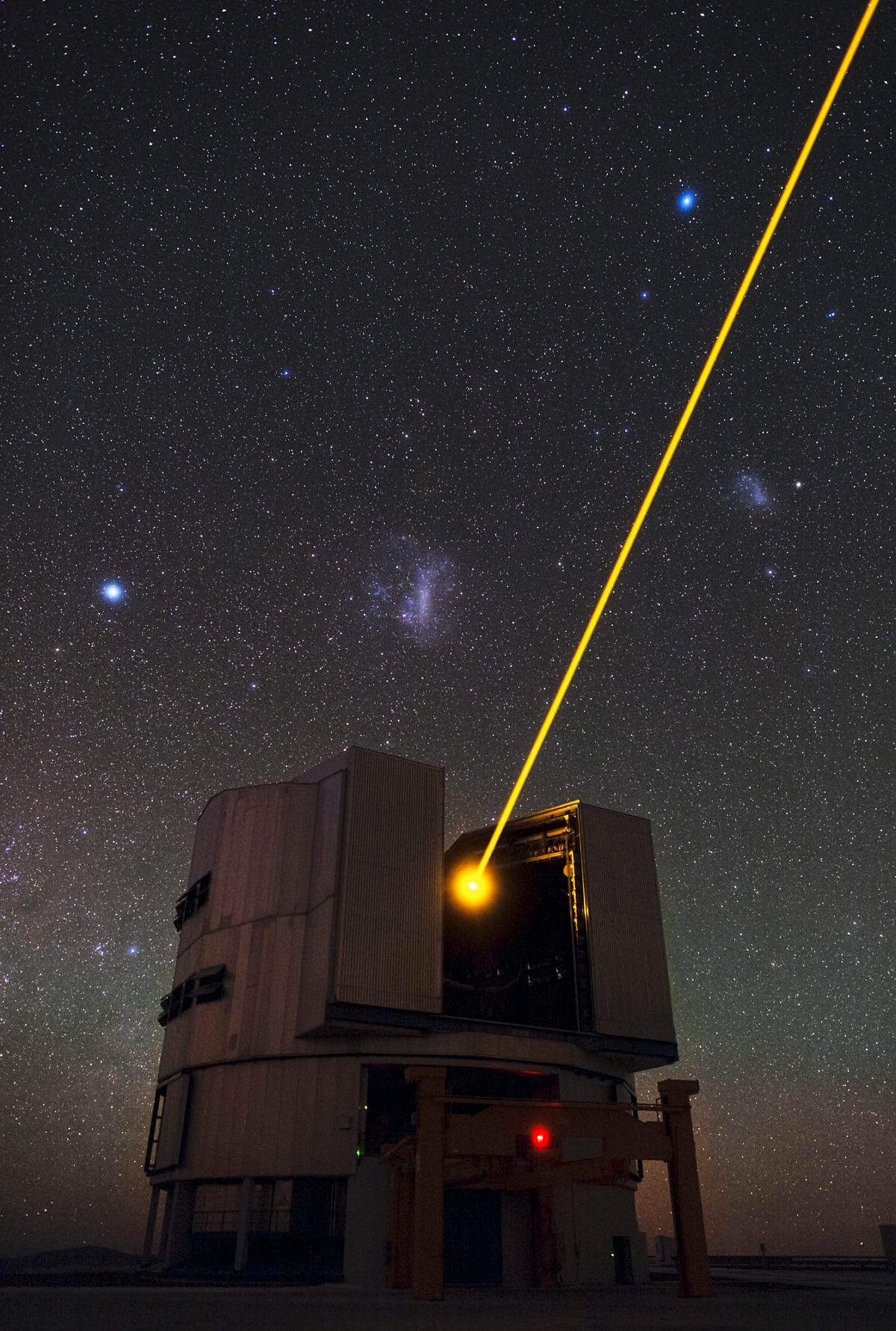 Yepun’s Laser and the Magellanic Clouds | The Planetary Society