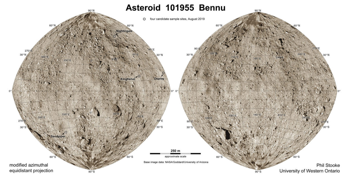 Bennu Global Map | The Planetary Society