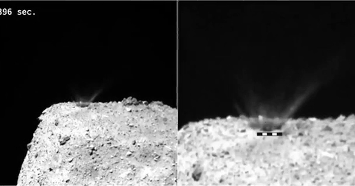 Hayabusa2 SCI Experiment Images | The Planetary Society