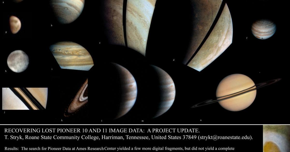 Lunar and Science Conference poster… The Society