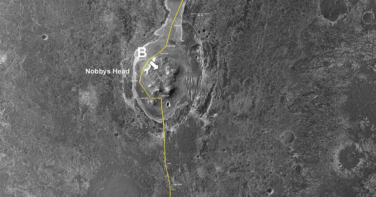 Opportunity #39 s traverse since leaving the The Planetary Society