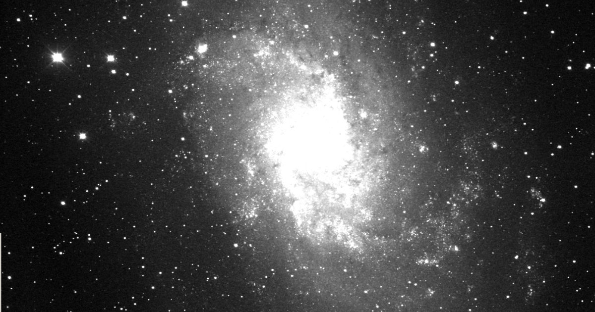 First light image of the M33 galaxy from the… | The Planetary Society