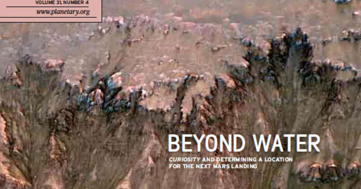 Beyond Water | The Planetary Society