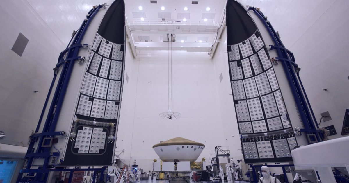 Curiosity Ramp Curiosity stacked for launch, still waiting… | The Planetary Society