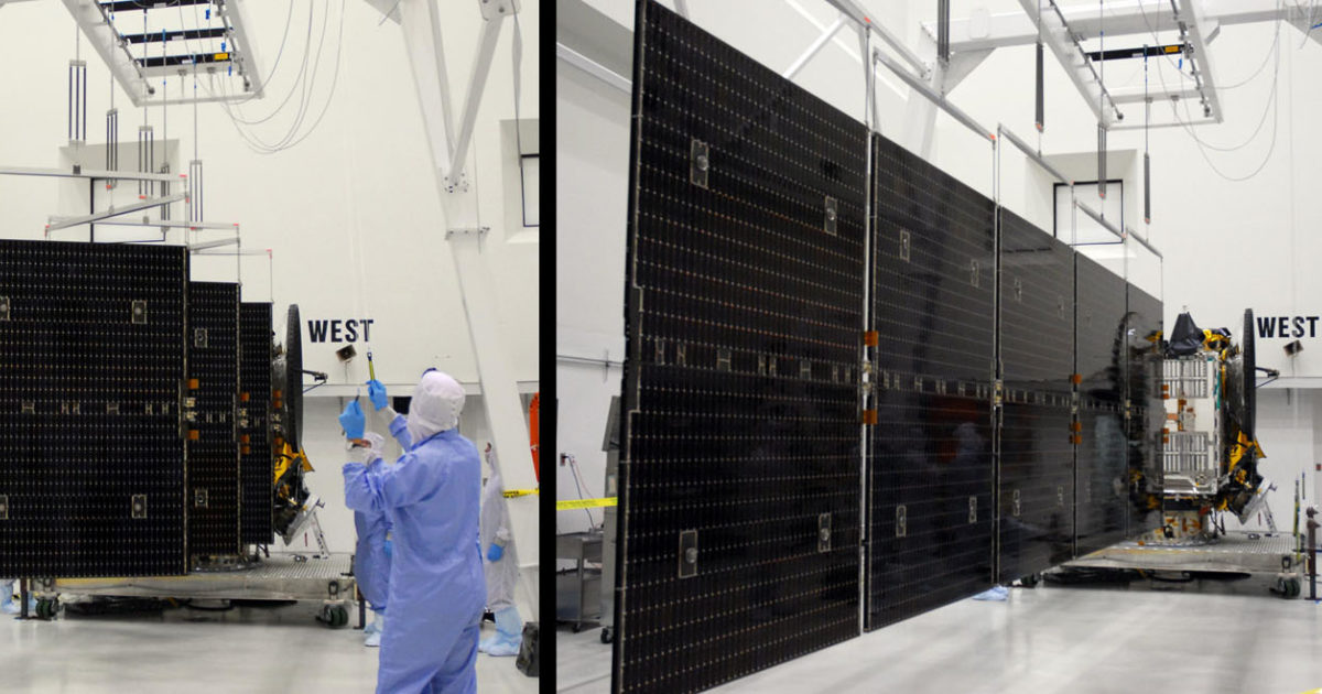 Solar Panel Launcher Testing the deployment of Dawn's solar panels | The Planetary Society
