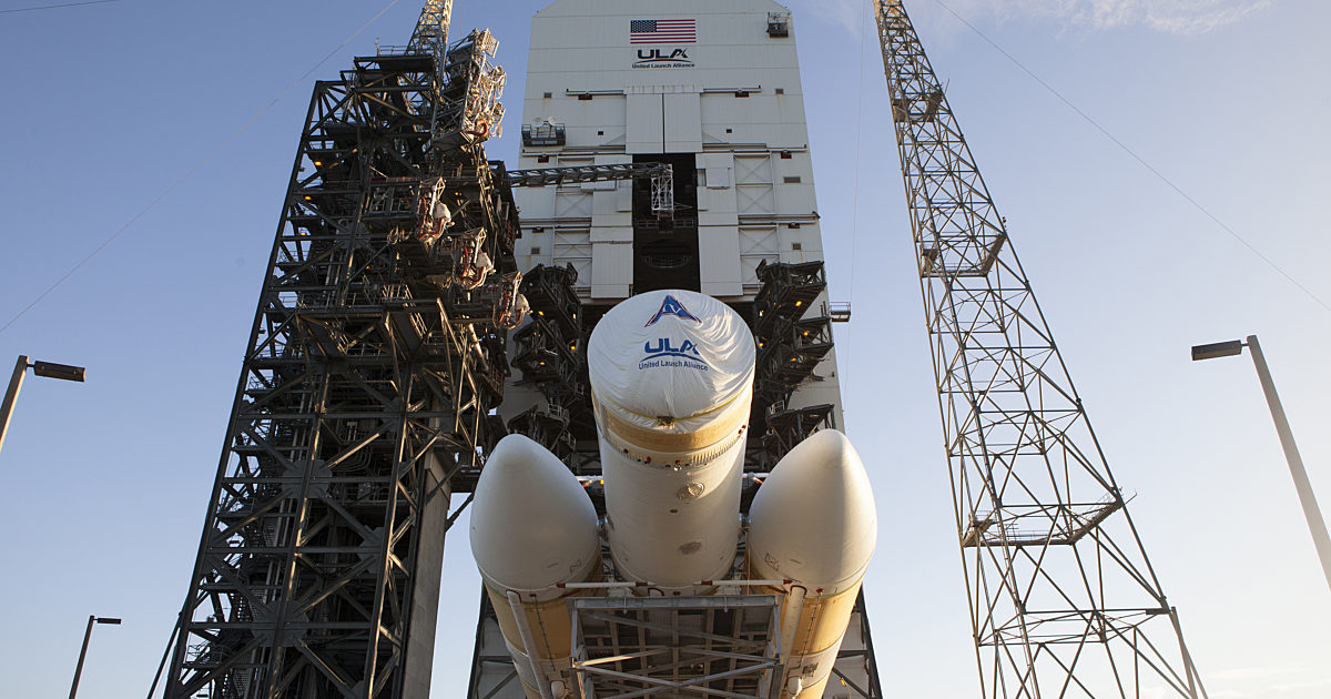 Orion's Delta IV Heavy goes vertical | The Planetary Society