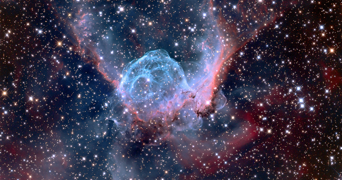 Wide-field view of NGC 2359 (Thor's Helmet) | The Planetary Society