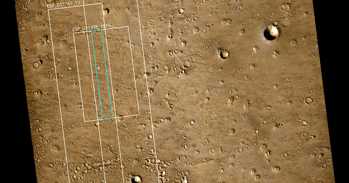 Map Locating Possible Beagle 2 Landing Site… | The Planetary Society