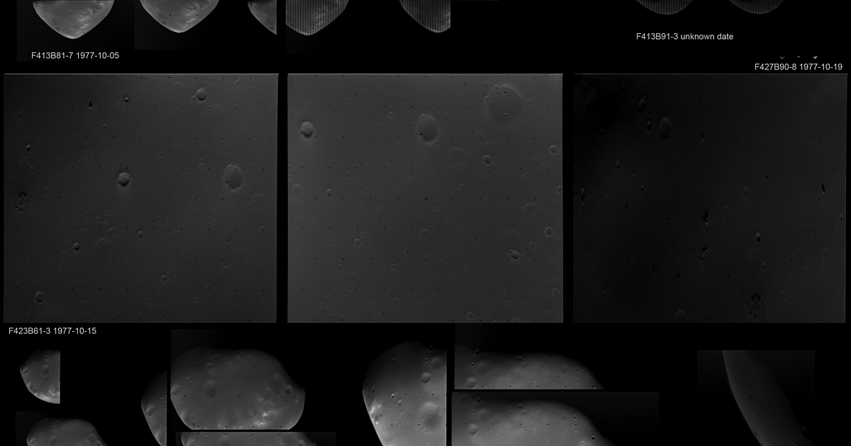 Every Viking Orbiter image of Mars' moon… The Society