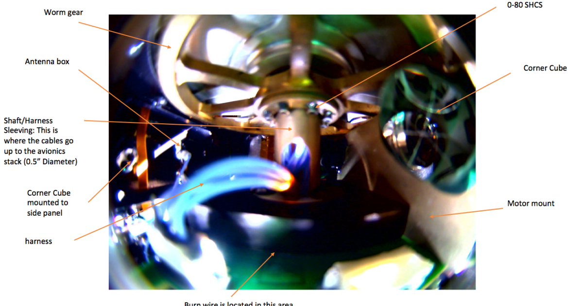 Light Camera Test LightSail camera test image, annotated | The Planetary Society