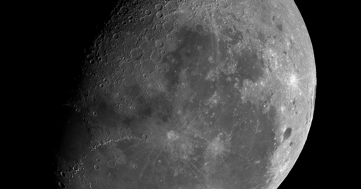 The gibbous Moon on July 13, 2009 | The Planetary Society