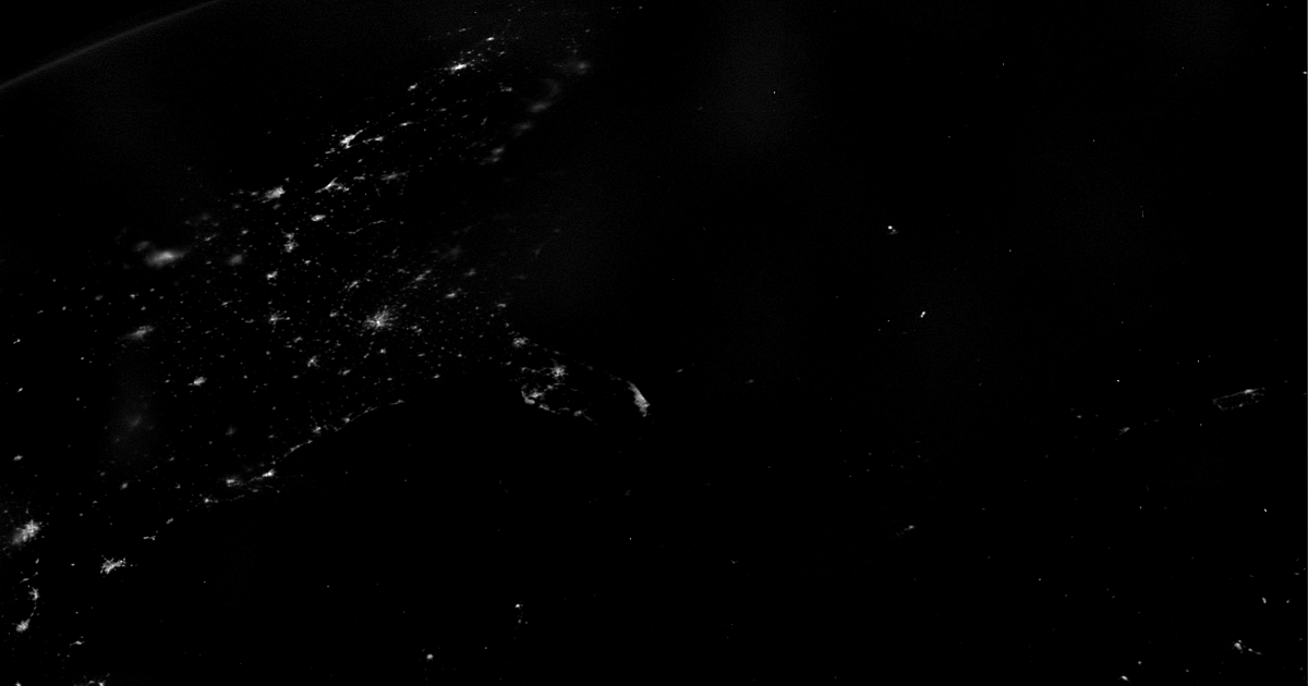 Southeastern North America at night from… | The Planetary Society