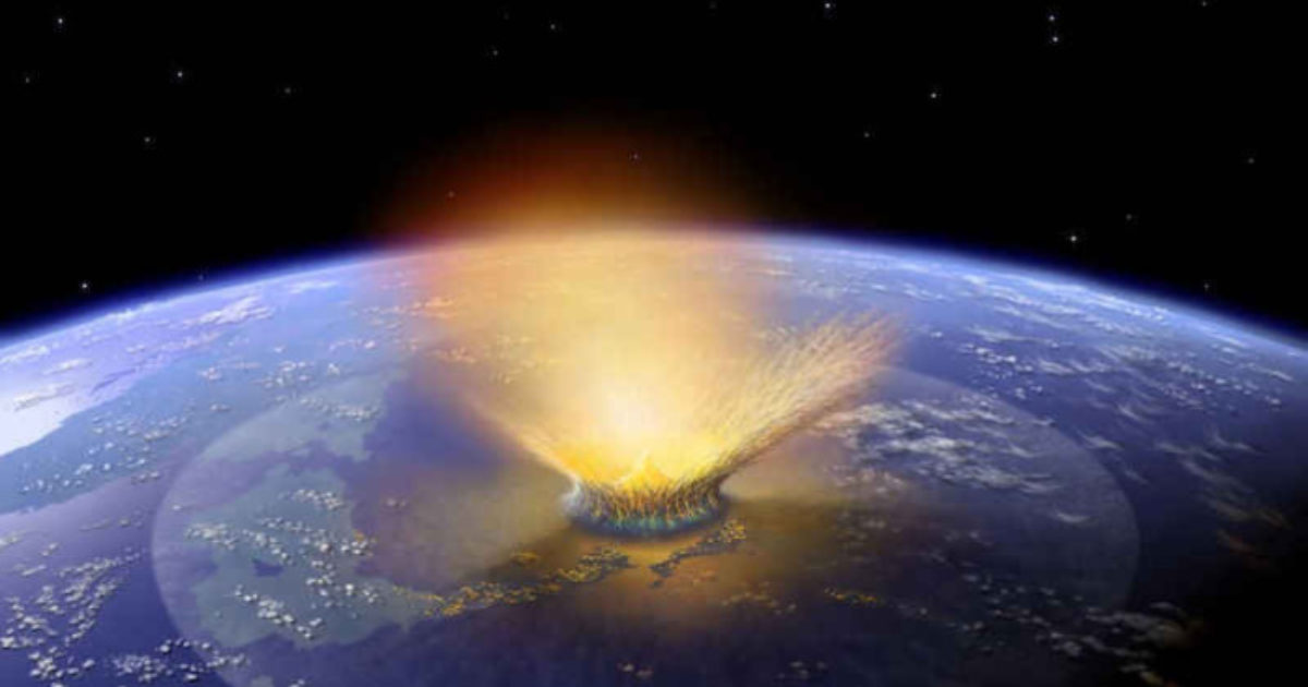 Asteroid destroying outlet earth