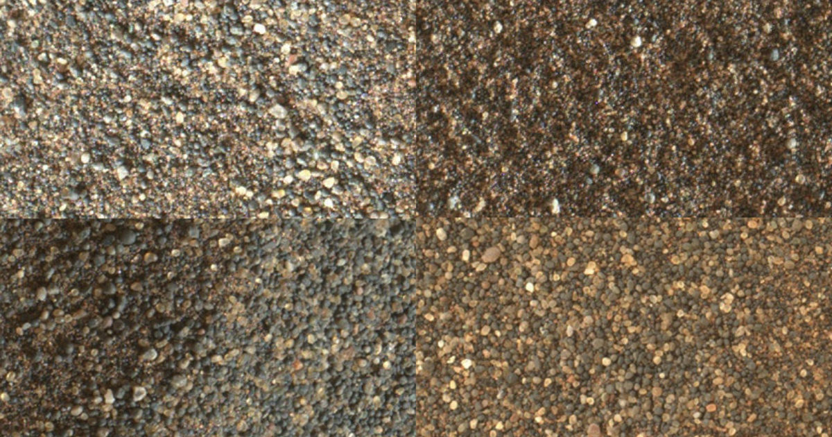 Four stops' worth of sand from Curiosity's… | The Planetary Society