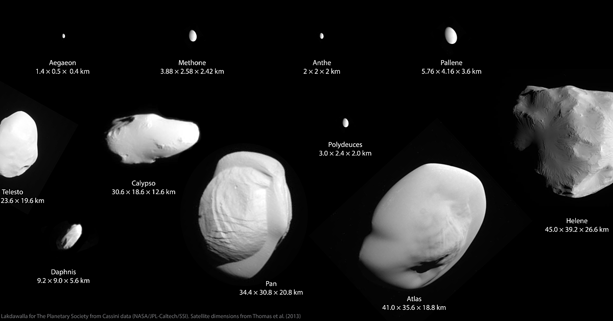 Saturn's tiniest regular moons at 20 meters… | The Planetary Society