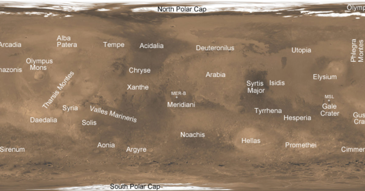 Карта mars me