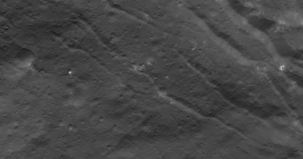 Fractured terrain inside Occator Crater | The Planetary Society