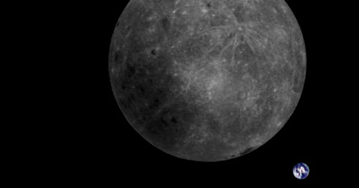 Full-disc Moon and Earth from Longjiang-2 | The Planetary Society