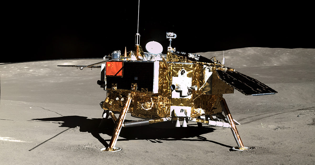 Chang'e-4 Lander From Yutu-2 | The Planetary Society