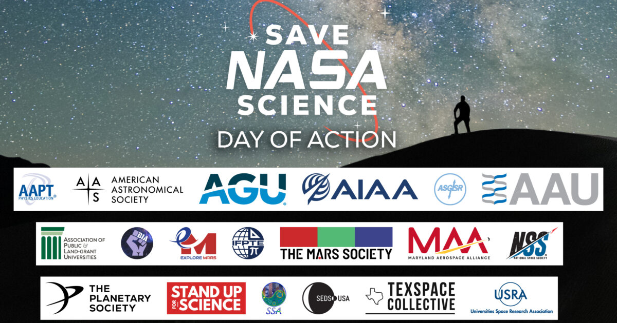 Nasa Header Save NASA Science Day of Action group logos | The Planetary Society