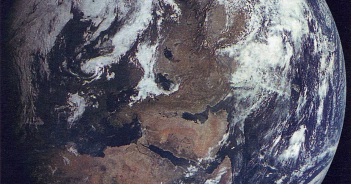 Zond 7 image of Earth | The Planetary Society