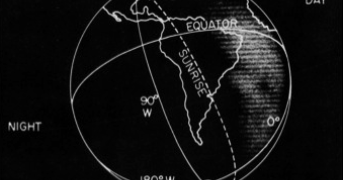 Context for Surveyor 3's photo of Earth from… | The