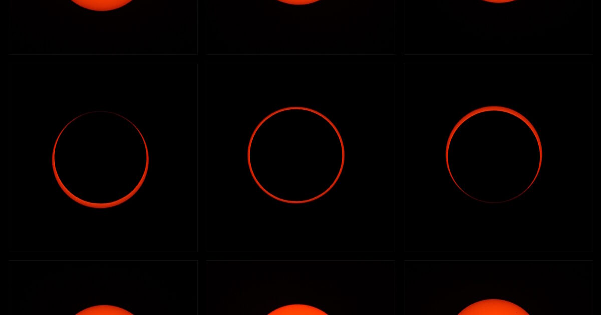 Annular Solar Eclipse Montage The Planetary Society