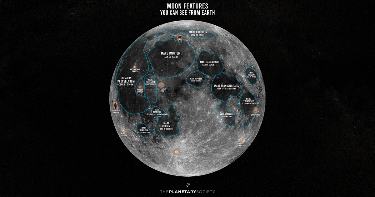 Moon Features You Can See From Earth The Planetary Society